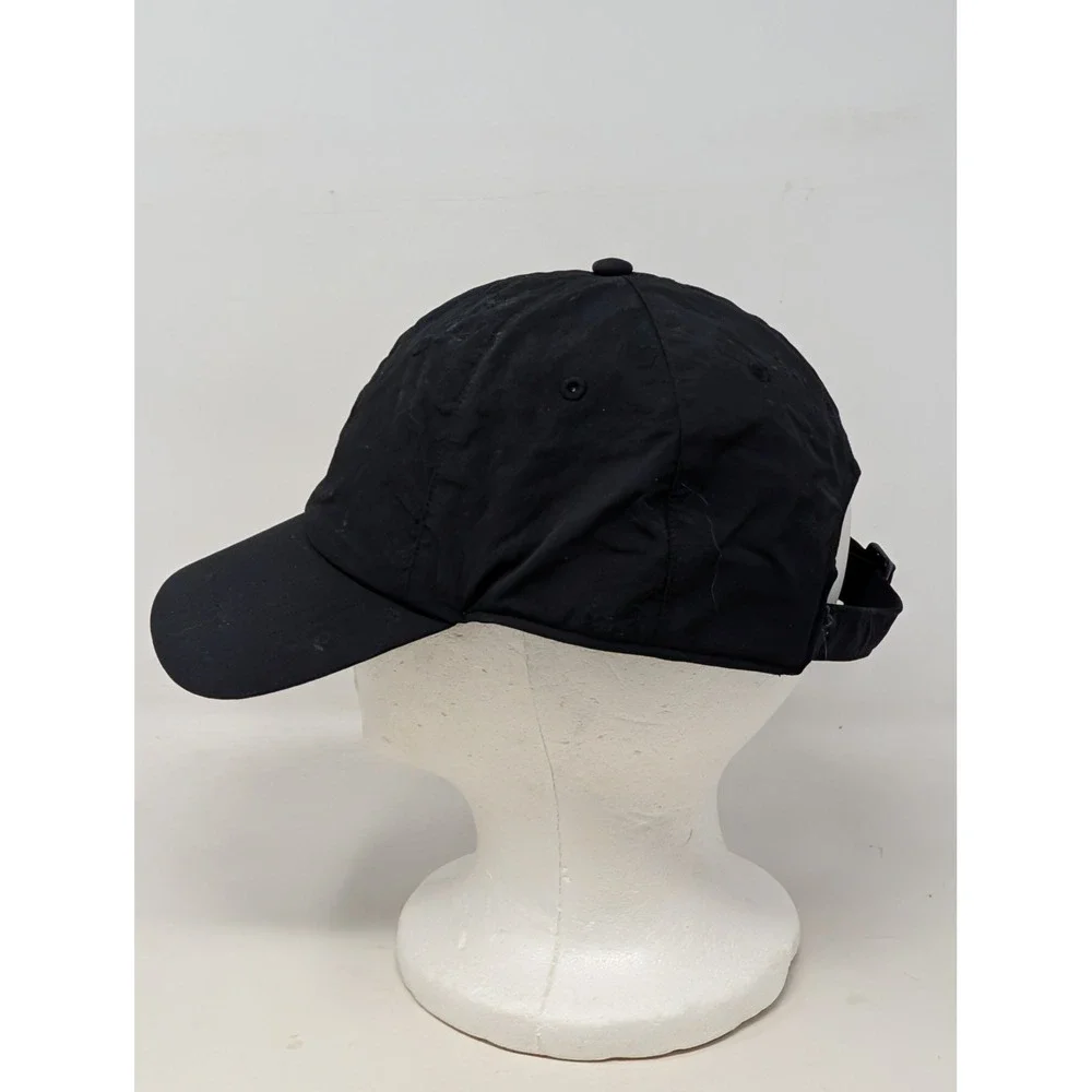 Athleta Womens Black Nylon Performance Adjustable Baseball Cap Hat One Size